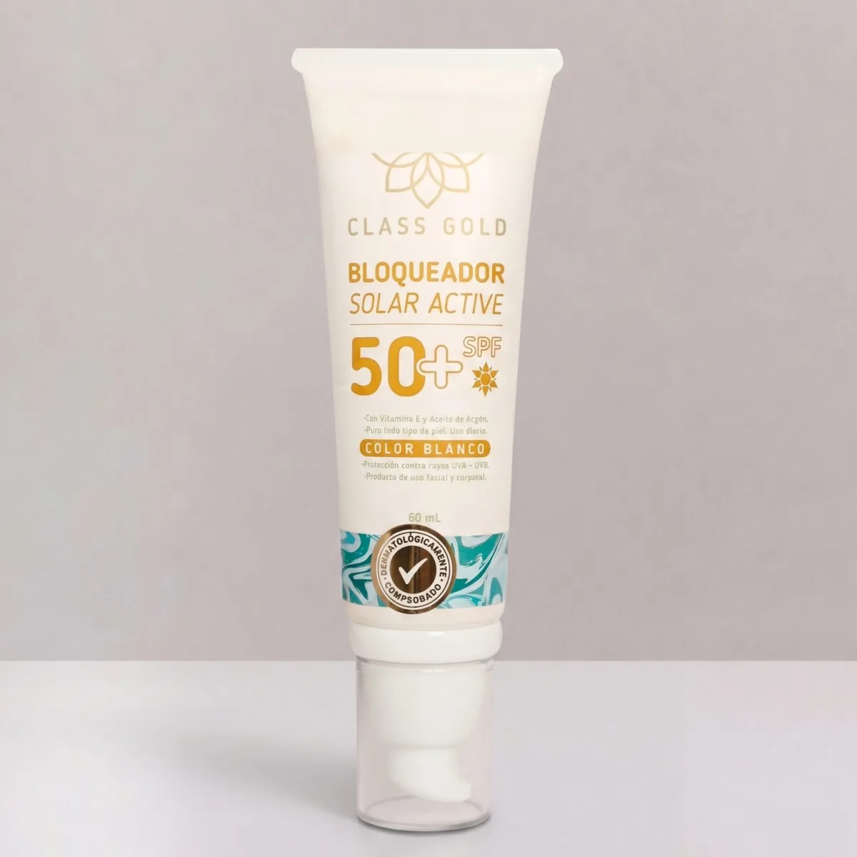 Bloqueador Solar Active SPF 50+ (Color Blanco)