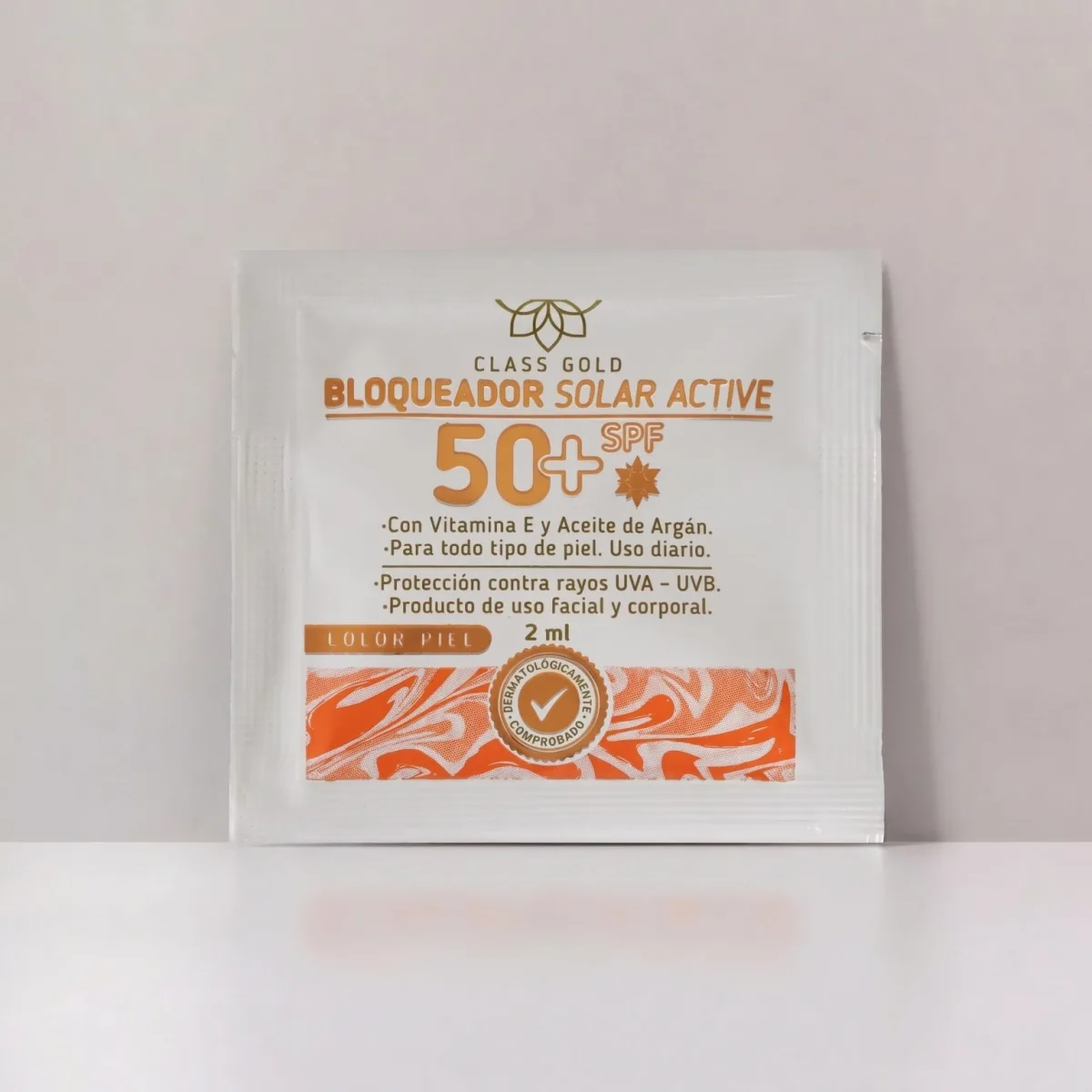 Sachet Bloqueador Solar Active SPF 50+ (Color Piel)